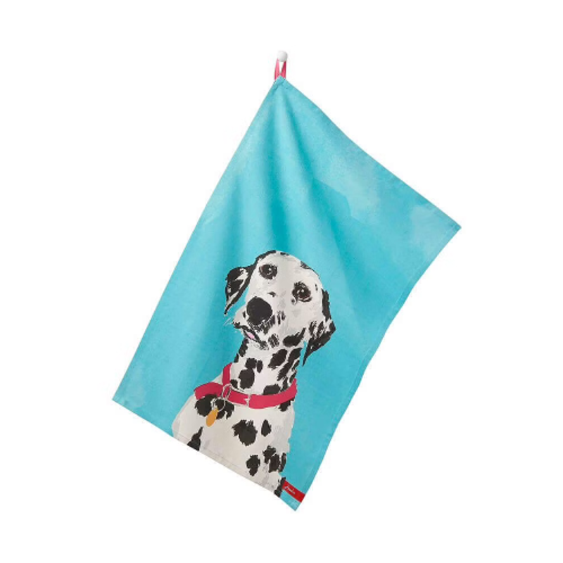Joules Set Of Two Tea Towels - Breton Dachshund-1